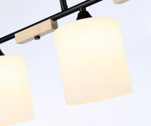 TR9551/3 BK/FR черный/белый матовый E27/3 max 40W 595*115*280