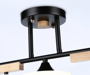 TR9551/3 BK/FR черный/белый матовый E27/3 max 40W 595*115*280