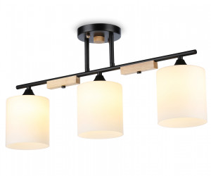 TR9551/3 BK/FR черный/белый матовый E27/3 max 40W 595*115*280