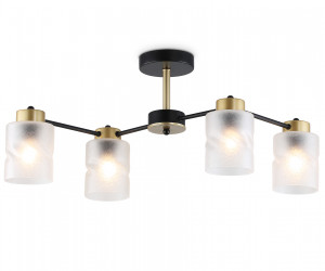 TR303324/4 BK/GD черный/золото E27/4 max 60W 650*290*270