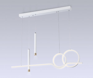 FL5393/5 WH белый 3000K/4200K/6400K+4200K 62W 1000*75*1200 (ПДУ ИК)