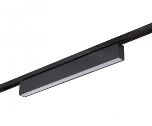 DK6630-BK Трековый светильник IP 20, 20 Вт, LED 3000, черный, алюминий