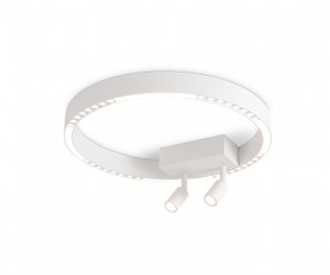 FL5805/1+2 WH белый 25W 3000K/4200K/6400K D400*95 (без ПДУ)