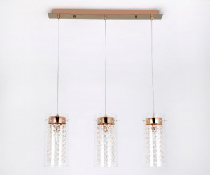 TR3663/3 GD/CL золото/прозрачный E14/3 max 40W 560*110*800