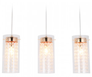 TR3663/3 GD/CL золото/прозрачный E14/3 max 40W 560*110*800