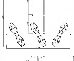 Подвесной светильник Maytoni MOD325PL-06G