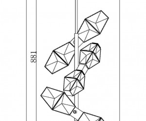 Подвесной светильник Maytoni MOD325PL-06G1