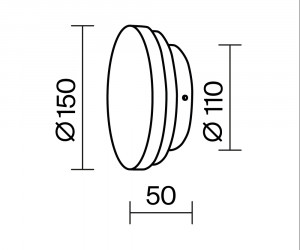 Настенный светильник (бра) Maytoni MOD461WL-L5BGK