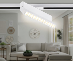 GL6815 WH белый LED 12W 3000K 24° 230*22*87