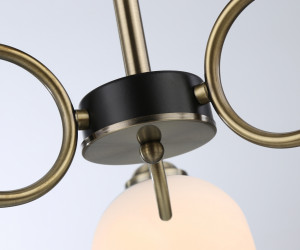 TR303311/3 BK/SB/FR черный/бронза/белый матовый E27*3 max 60W D560*250