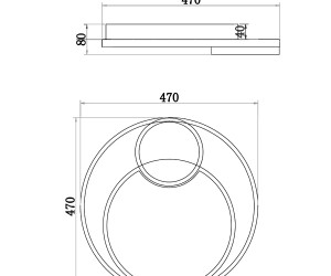 Потолочный светильник Freya FR10028CL-L80B