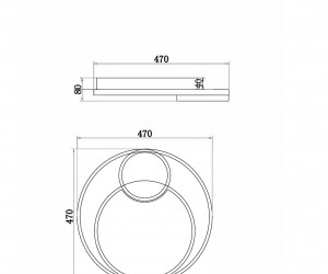 Потолочный светильник Freya FR10028CL-L80B