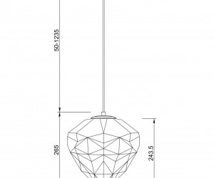 Подвесной светильник Maytoni P053PL-01PK