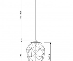 Подвесной светильник Maytoni P052PL-01PK