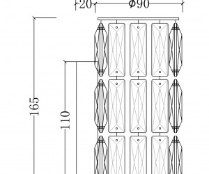 Настенный светильник (бра) Maytoni DIA008WL-1CH