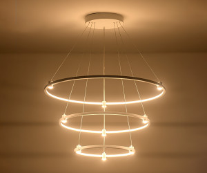 FL5511/3+9 WH белый 90W 3000K/4200K/6400K D800/600/400*1300 (без ПДУ)