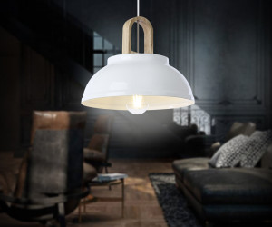 TR8190 WH/LW белый/светлое дерево E27 max 40W D290*900