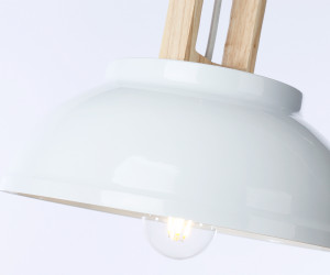 TR8190 WH/LW белый/светлое дерево E27 max 40W D290*900