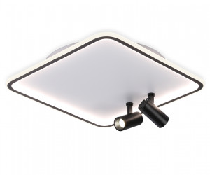 FL5115/1+2 WH/BK белый/черный 97W 3000K-6400K 480*480*130 (ПДУ ИК)