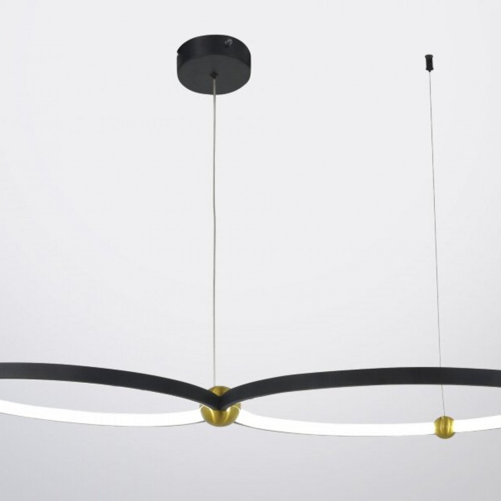 Х20635/2 BK+BRASS LED80W 3000-4000-6000K Dimmer Акция [01103184]