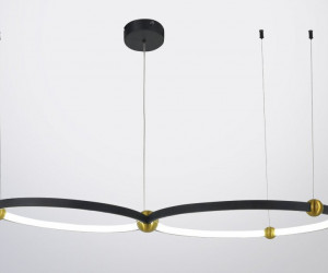 Х20635/2 BK+BRASS LED80W 3000-4000-6000K Dimmer Акция [01103184]
