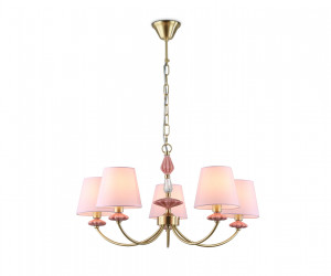 LH75024/5 GD/PI золото/розовый E14/5 max 40W D700*780