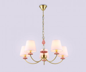 LH75024/5 GD/PI золото/розовый E14/5 max 40W D700*780