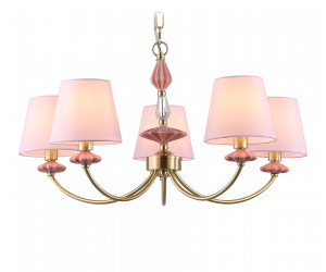 LH75024/5 GD/PI золото/розовый E14/5 max 40W D700*780