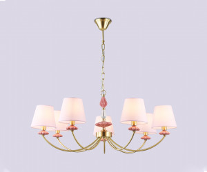 LH75025/7 GD/PI золото/розовый E14/7 max 40W D890*800