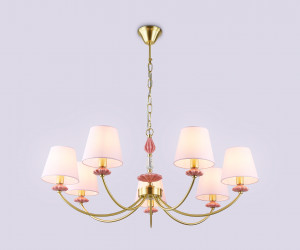 LH75025/7 GD/PI золото/розовый E14/7 max 40W D890*800