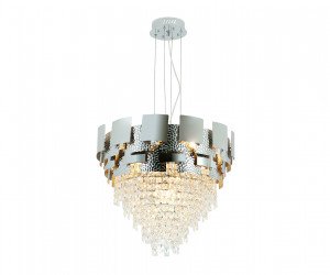 TR5242/9 SL/CL серебро/прозрачный E14/9 max 40W D600*840