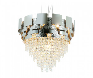 TR5242/9 SL/CL серебро/прозрачный E14/9 max 40W D600*840