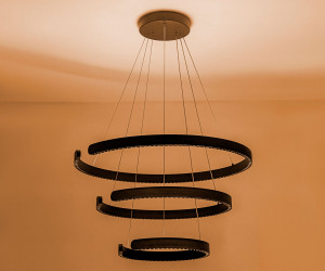 FL5888/3 BK черный 90W 3000K/4200K/6400K D800/600/400*1200 (без ПДУ)