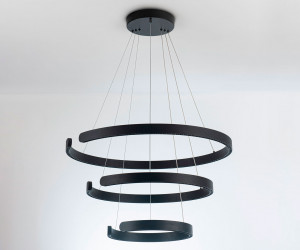 FL5888/3 BK черный 90W 3000K/4200K/6400K D800/600/400*1200 (без ПДУ)