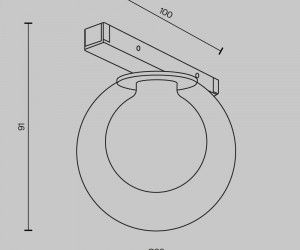 Трековый светильник Technical TR181-1-4WTW-B