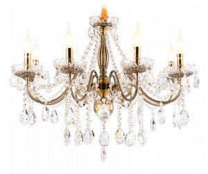 TR4950/8 SB/CL бронза/прозрачный E14/8 max 40W D620*585