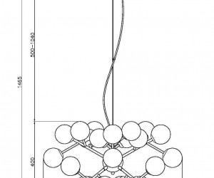 Подвесной светильник Maytoni MOD545PL-24BS