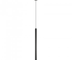 DK4303-BK Подвесной светильник со встроенным светодиодом, 5W, IP 20, 3000K, черный, алюминий