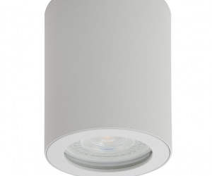 DK3007-WH Накладной светильник влагозащ., IP 44, 15 Вт, GU10, белый, алюминий