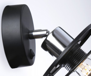 TR8088 BK/CH черный/хром E27 max 40W D120*200