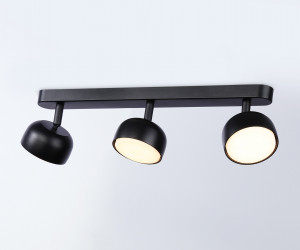 TN71018/3 BK черный GX53/3 max 12W 400*80*90