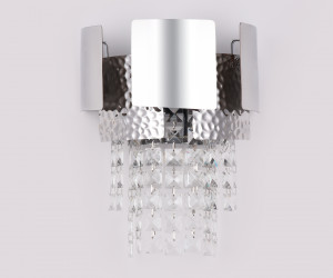 TR5250/2 SL/CL серебро/прозрачный E14/2 max 40W 270*240*150