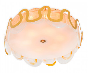 TR5327/6 GD/FR золото/белый матовый E14/6 max 40W D606*230