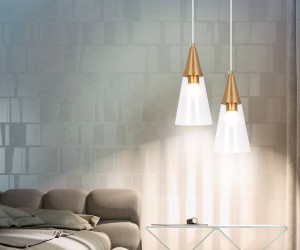 TR3666 BS/CL латунь/прозрачный E14 max 40W D120*1000