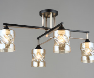 Потолочная люстра SL1369-4 BK+FGD 000060394