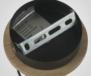 Подвесная люстра PL6238-3 BK+Wood 000060427
