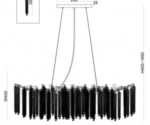 Подвесной светильник Freya FR1010PL-10G1