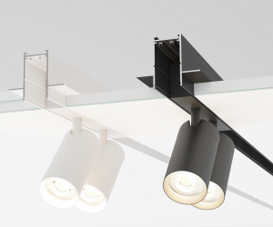 TR2013-WH  Встраиваемый шинопровод SMART 3м под ГКЛ, белый