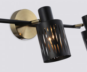 TR8669/3 BK/SB чёрный/бронза E14/3 max 60W 560*100*190