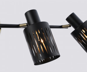 TR8670/4 BK/SB чёрный/бронза E14/4 max 60W 760*100*190